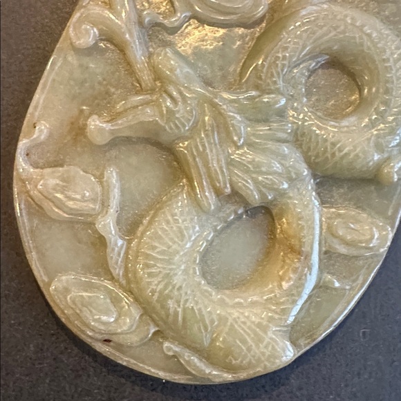 Vintage Jade Plaque - Picture 2 of 10